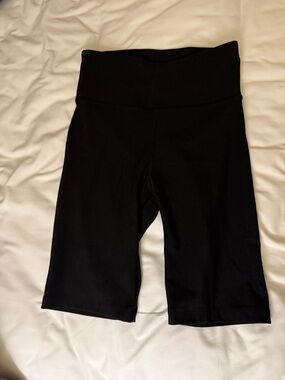 High Waist Black Bike Shorts